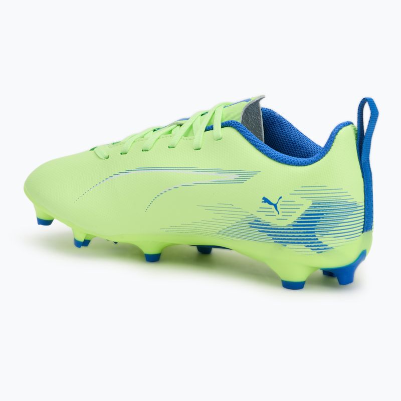 PUMA Ultra 5 Play FG/AG Jr fizzy apple/puma white children's football boots 3