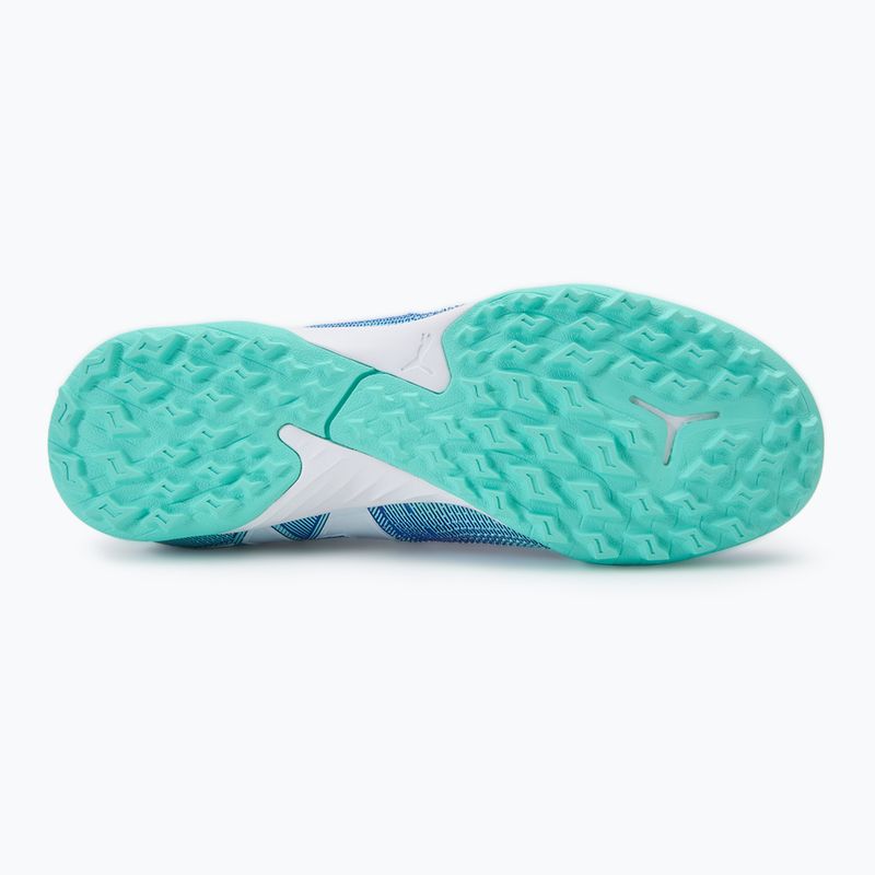 PUMA Future 7 Match TT + Mid Jr children's football boots bluemazing/puma white/electric peppermint 4