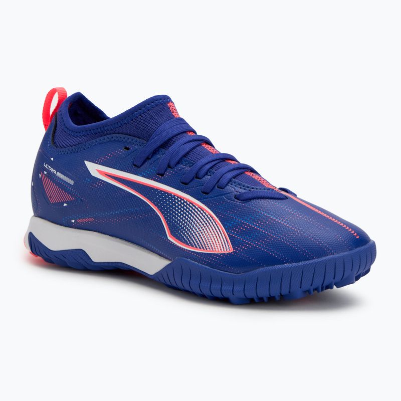 PUMA Ultra 5 Match TT + Mid Jr children's football boots lapis lazuli/puma white/sunset glow