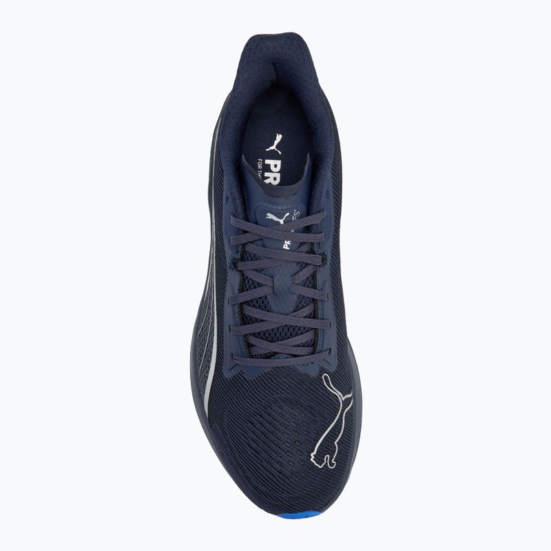 Men's running shoes PUMA Darter Pro puma navy/bluemazing 5