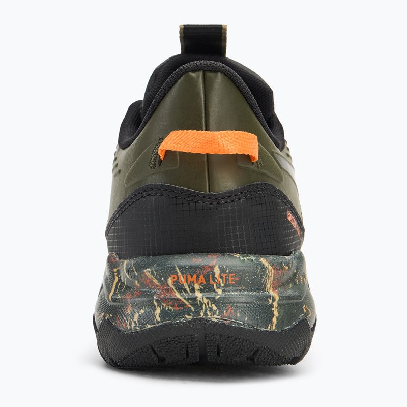 Men's running shoes PUMA Extend Lite Trail landslide dark olive/puma black 6