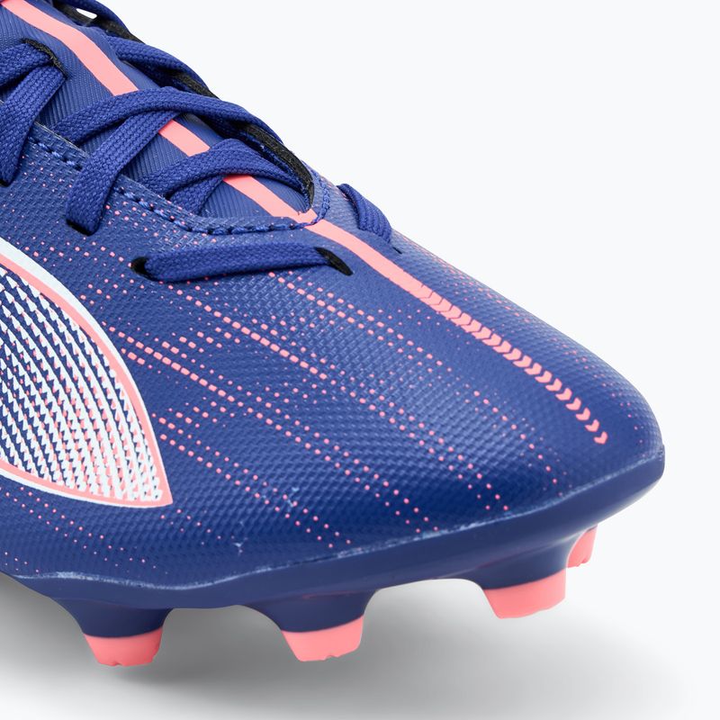 PUMA Ultra 5 Play FG/AG Jr children's football boots lapis lazuli/puma white/sunset glow 7