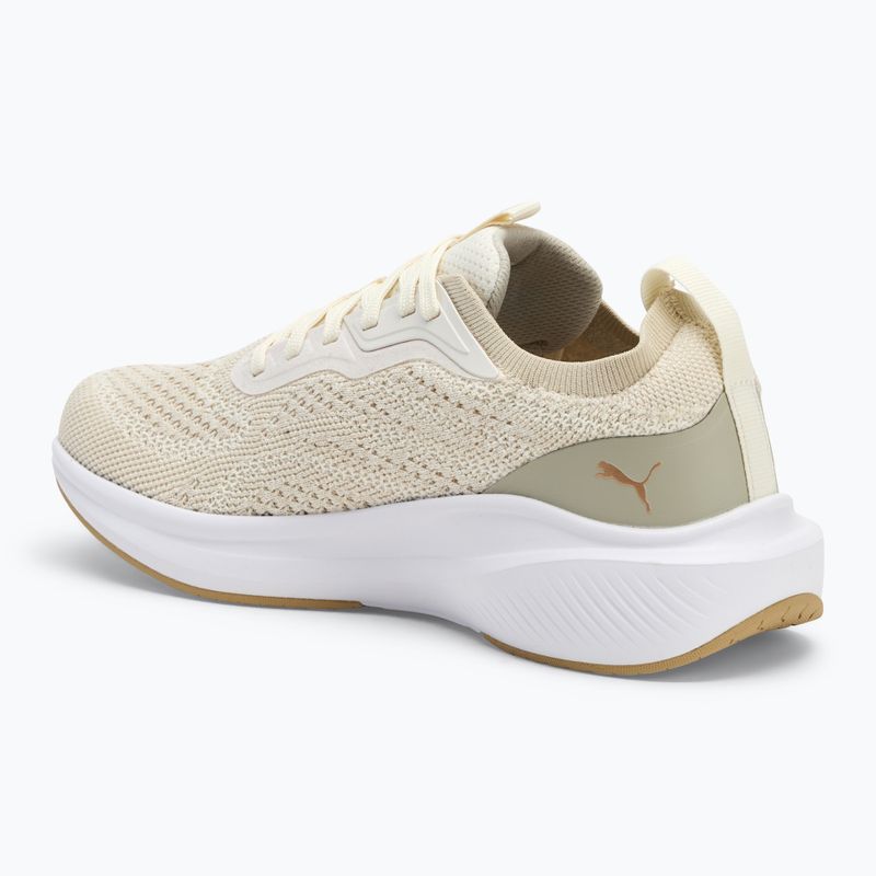 Women's running shoes PUMA Skyrocket Lite Engineered frosted ivory/gold 3