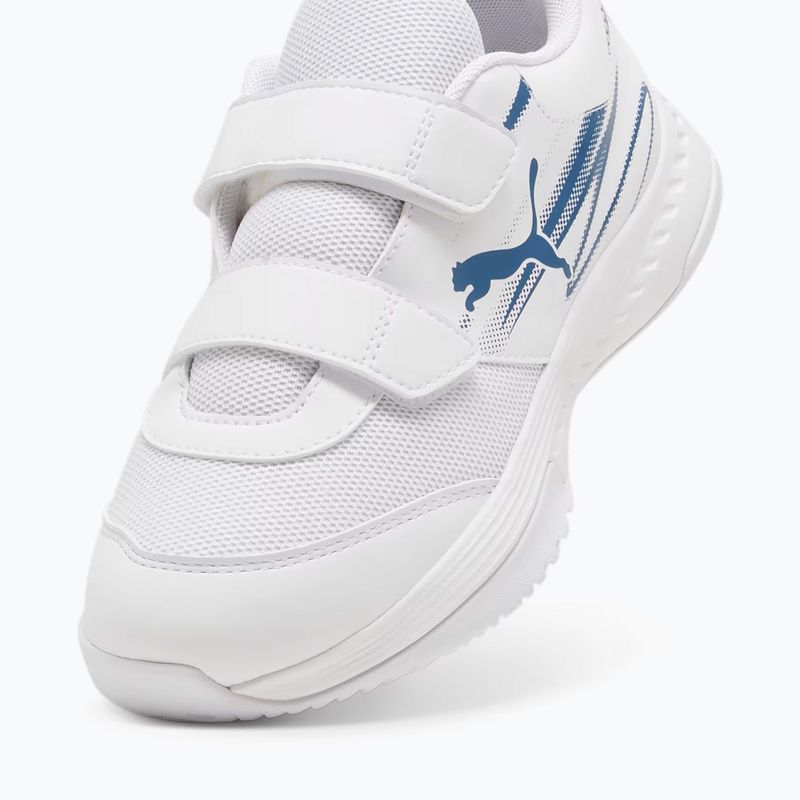 Children's indoor sports shoes PUMA Varion II V Jr puma white/blue horizon 12