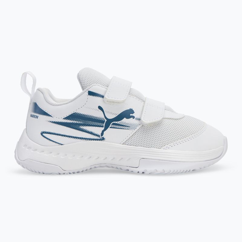 Children's indoor sports shoes PUMA Varion II V Jr puma white/blue horizon 2