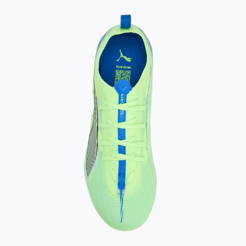 PUMA Ultra 5 Pro FG/AG Jr fizzy apple/puma white children's football boots 5