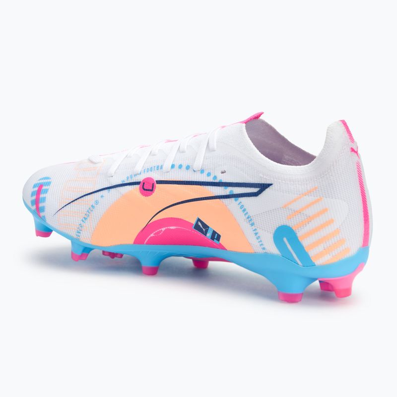 PUMA Ultra 5 Match Vol. Up FG/AG football boots puma white/luminous blue 3