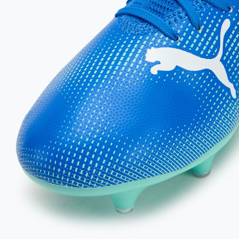 PUMA Future 7 Play MxSG football boots hyperlink blue/mint/puma white 7