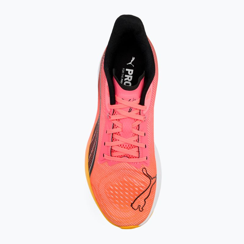 PUMA Darter Pro sun stream/sunset glow running shoe 5