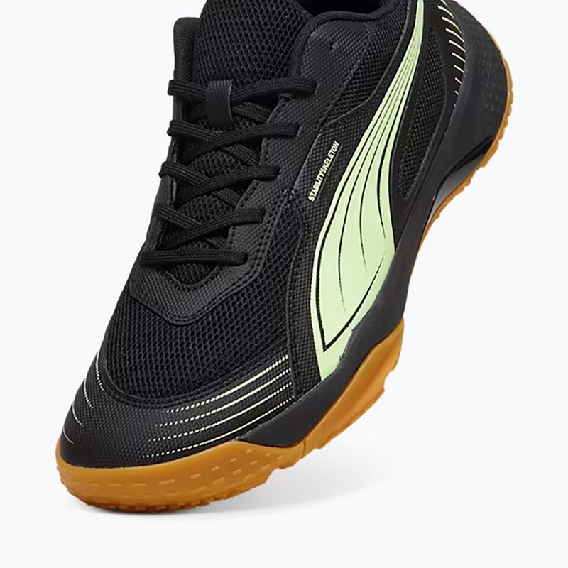 PUMA Solarflash III indoor sports shoe puma black/fizzy apple 12