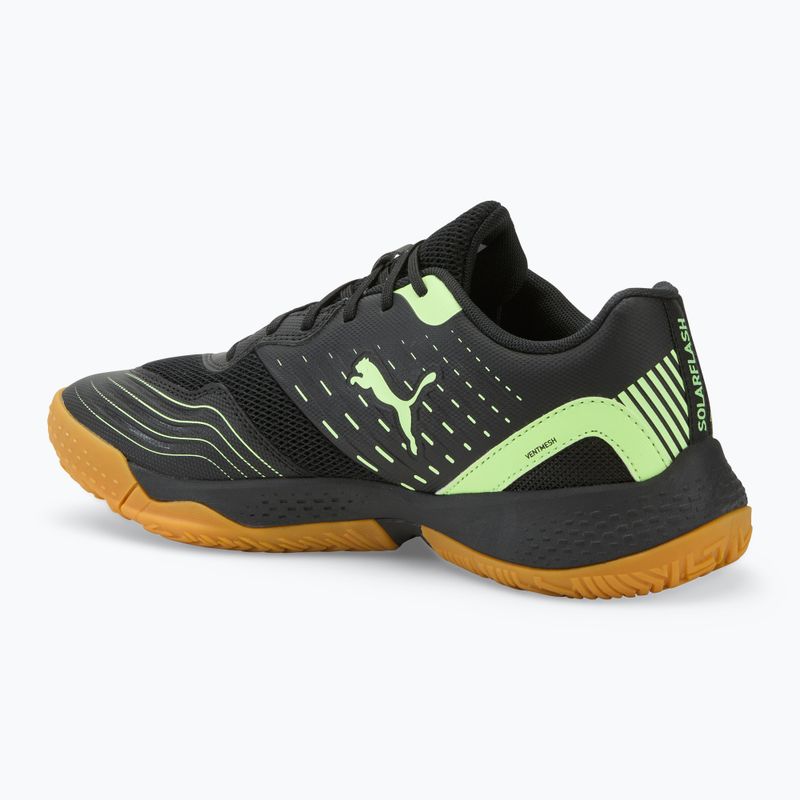 PUMA Solarflash III indoor sports shoe puma black/fizzy apple 3