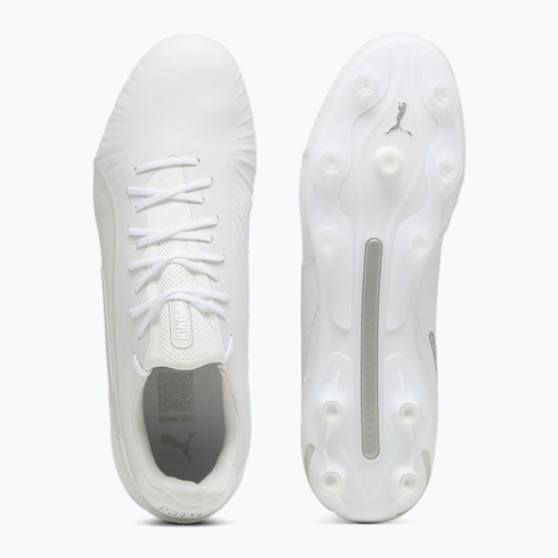 PUMA King Ultimate FG/AG football boots puma white/puma silver 11