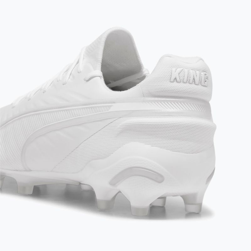 PUMA King Ultimate FG/AG football boots puma white/puma silver 13