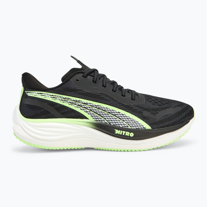 Men's running shoes PUMA Velocity Nitro 3 puma black/fizzy apple 2