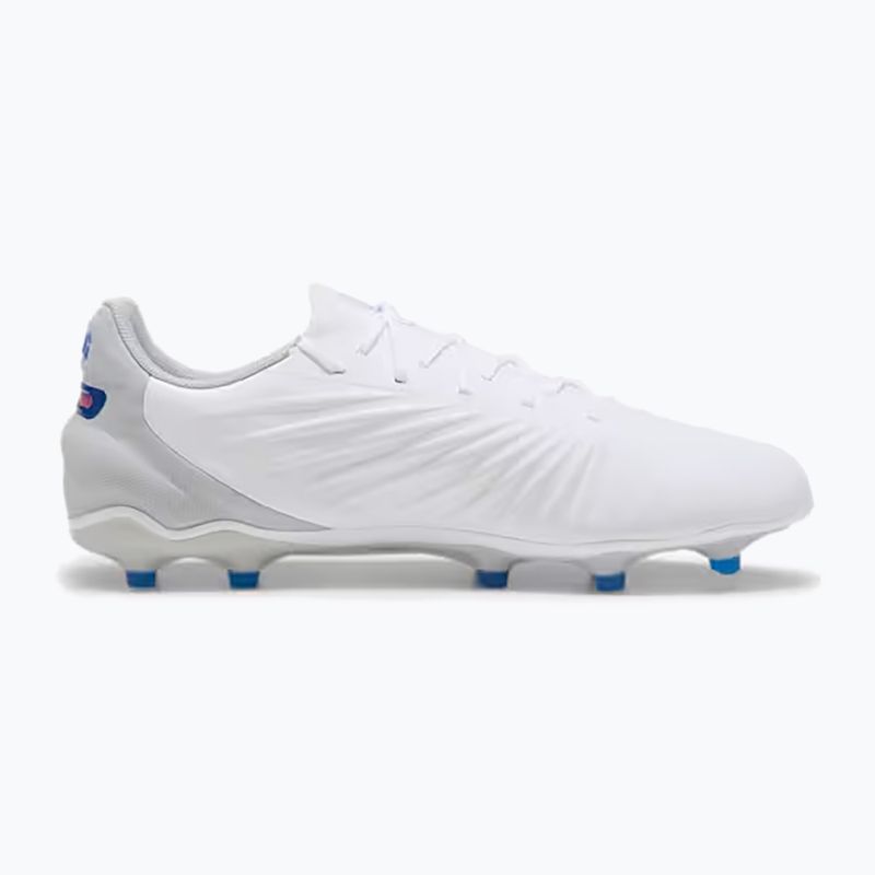 PUMA King Match FG/AG football boots puma white/bluemazing/flat light grey/sunset glow 9