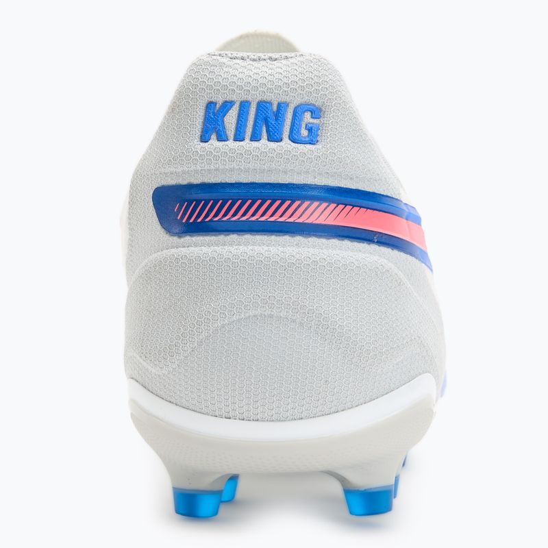 PUMA King Match FG/AG football boots puma white/bluemazing/flat light grey/sunset glow 6