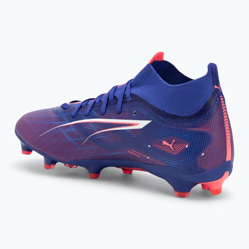 PUMA Ultra 5 Match+ FG/AG lapis lazuli/puma white/sunset gloe football boots 3