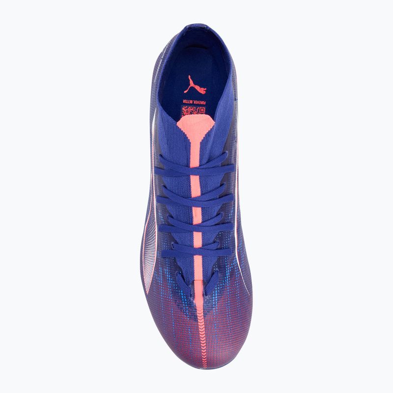 PUMA Ultra 5 Match+ FG/AG lapis lazuli/puma white/sunset gloe football boots 5