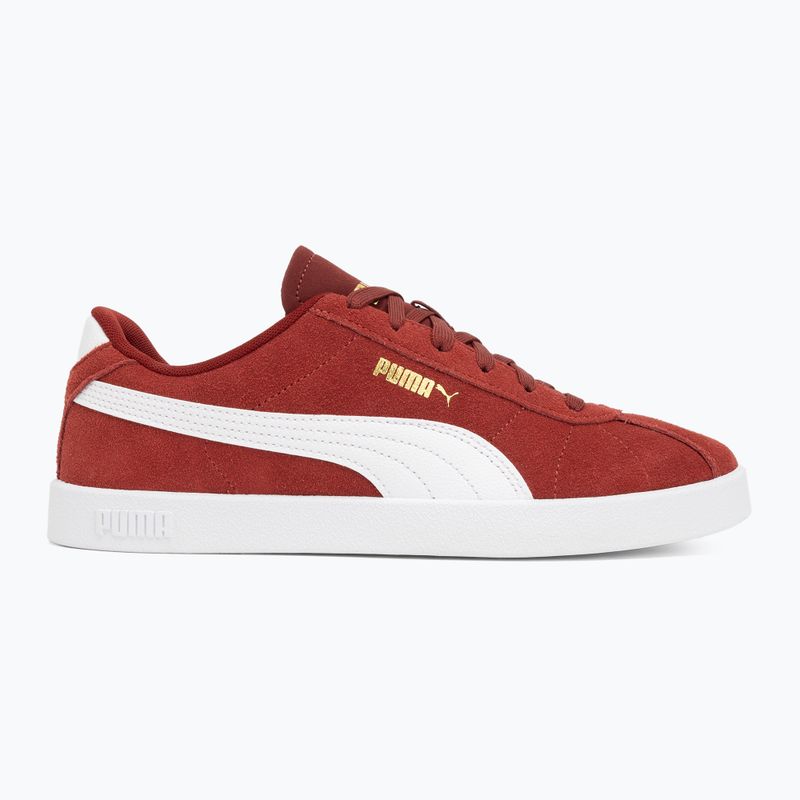 PUMA Club II intense red/puma white/puma gold shoes 2