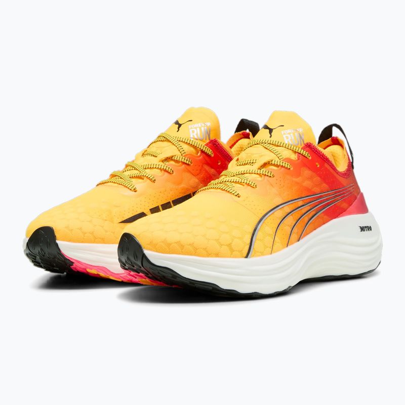 Men's running shoes PUMA ForeverRun Nitro Fade sun stream/sunset glow/puma white 8