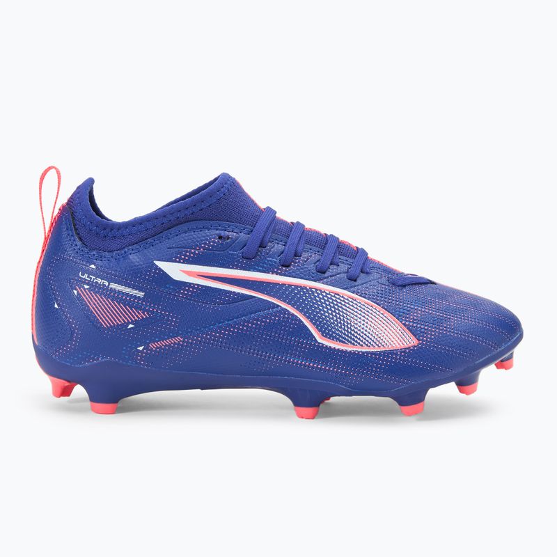 PUMA Ultra 5 Match FG/AG Jr children's football boots lapis lazuli/puma white/sunset glow 2