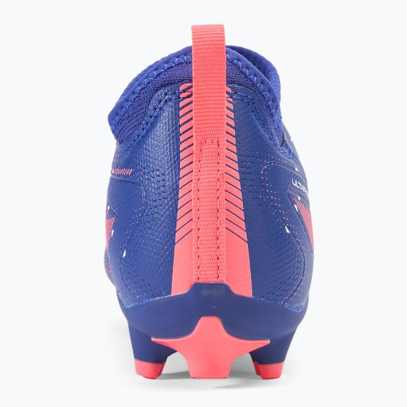 PUMA Ultra 5 Match FG/AG Jr children's football boots lapis lazuli/puma white/sunset glow 6