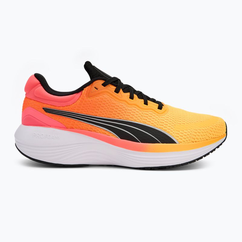 PUMA Scend Pro sun stream/sunset glow running shoe 2