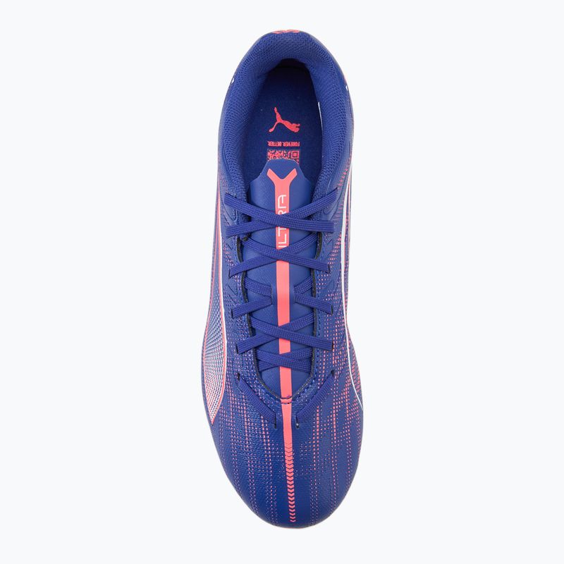 PUMA Ultra 5 Play FG/AG lapis lazuli/puma white/sunset gloe football boots 5