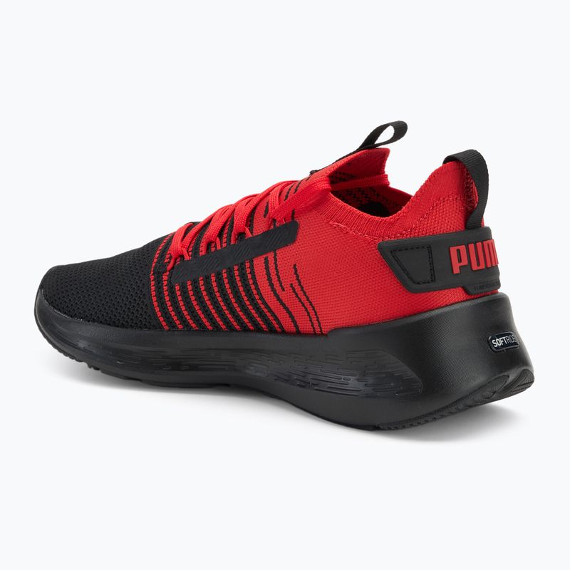 PUMA Softride Symmetry Fuzion running shoes puma black/for all time red 3