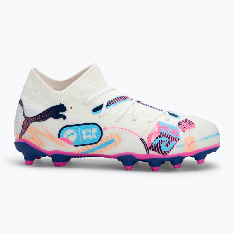 Children's football boots PUMA Future 7 Match Vol. Up FG/AG puma white 2