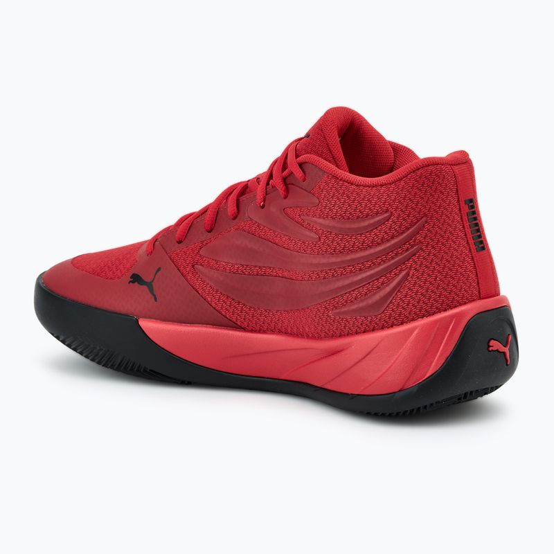 Men's basketball shoes PUMA Court Pro for all time red/puma black 3