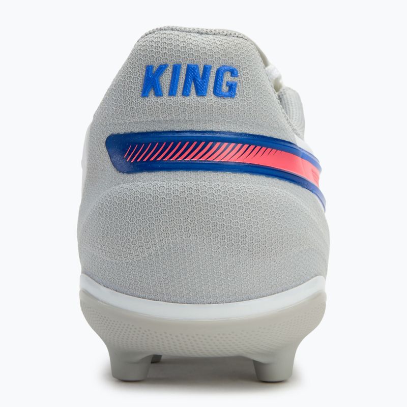 PUMA King Match FG/AG Jr children's football boots puma white/bluemazing/flat light grey/sunset glow 6