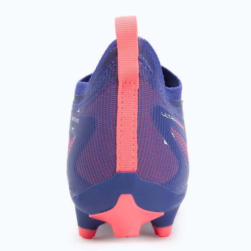 PUMA Ultra 5 Pro FG/AG Jr children's football boots lapis lazuli/puma white/sunset glow 6