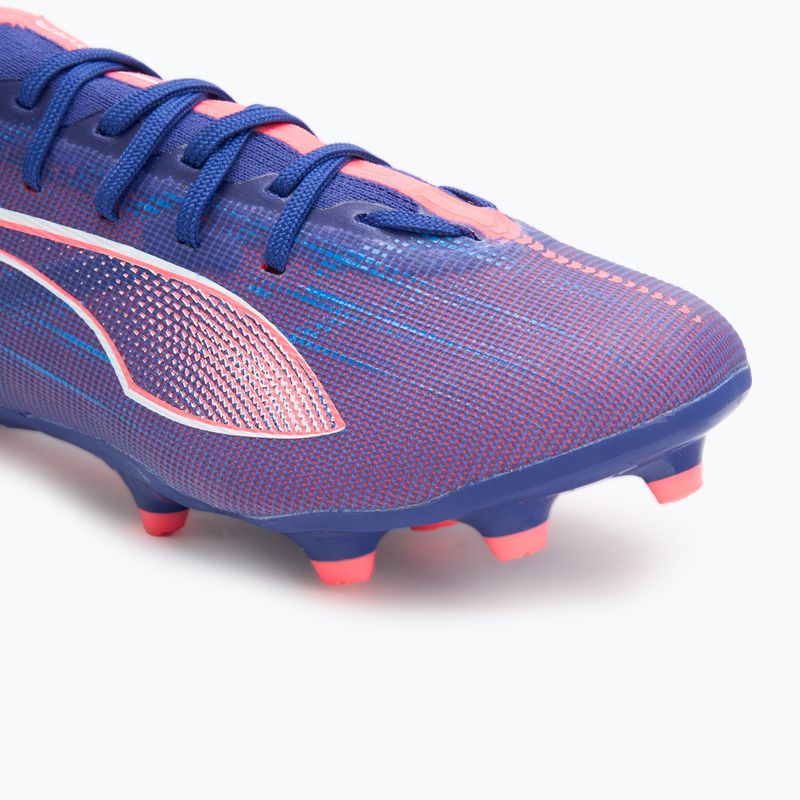 PUMA Ultra 5 Pro FG/AG Jr children's football boots lapis lazuli/puma white/sunset glow 7