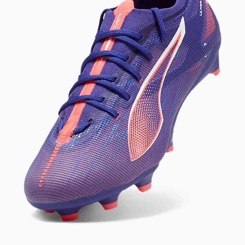 PUMA Ultra 5 Pro FG/AG Jr children's football boots lapis lazuli/puma white/sunset glow 12