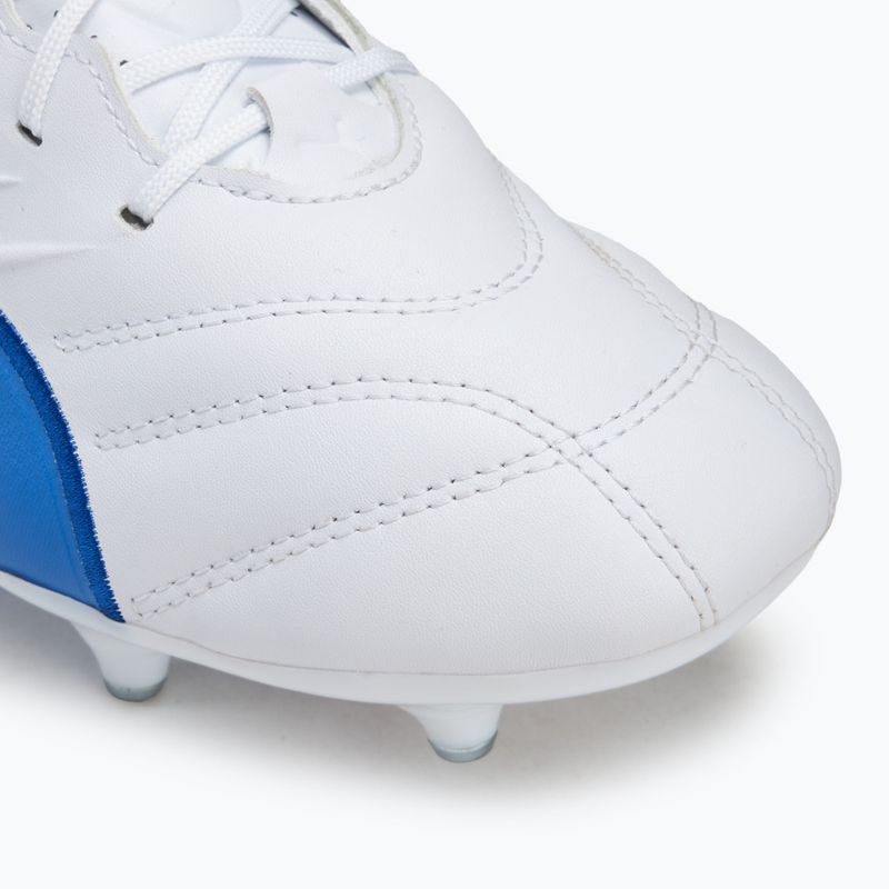 PUMA King Pro MxSG men's football boots puma white/bluemazing/flat light grey/sunset glow 7