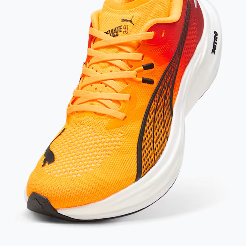 Men's running shoes PUMA Deviate Nitro 3 Fade sun stream/sunset glow/puma white 12