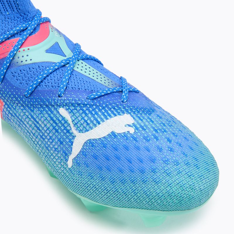 PUMA Future 7 Ultimate FG/AG bluemazing/puma white/electric peppermint football boots 7