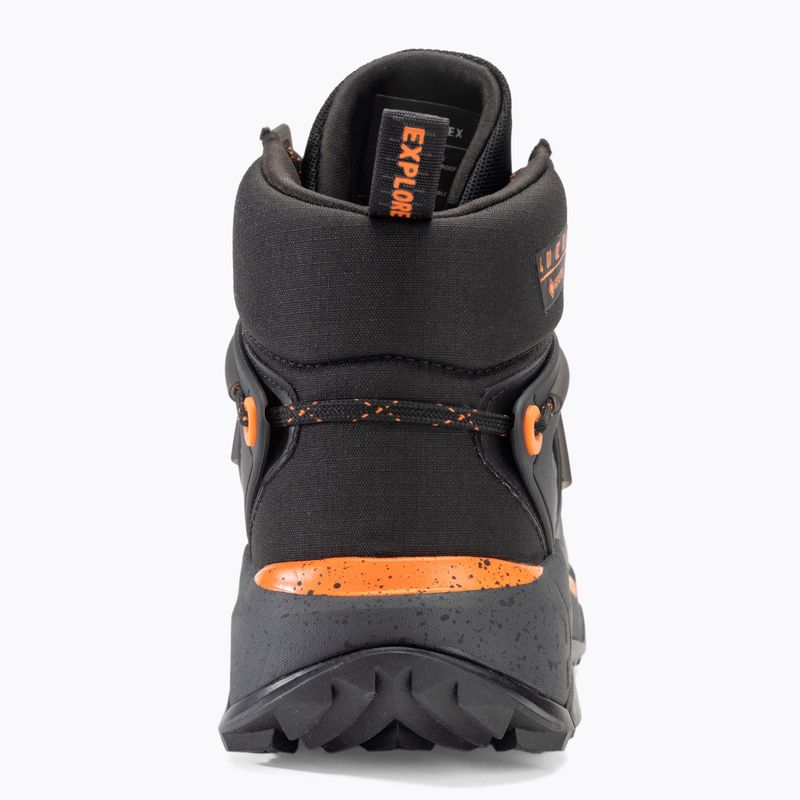 Men's PUMA Explore Nitro Mid Gore-Tex hiking boots puma black/gray skies/flame flicker 6