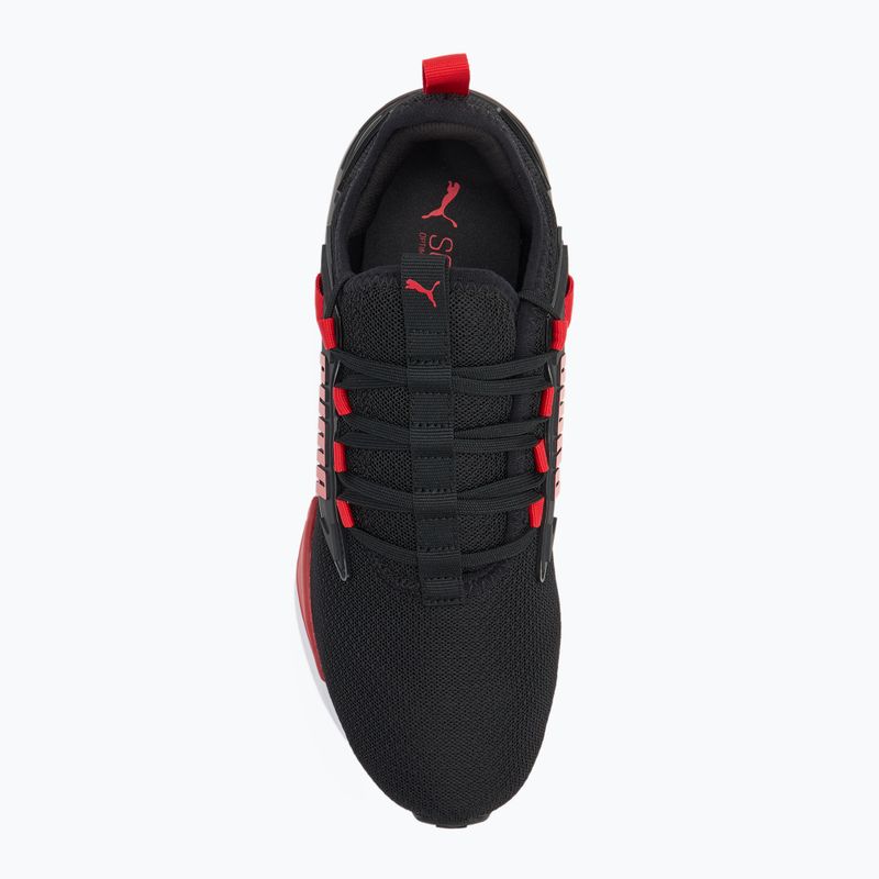 PUMA Retaliate 3 running shoes puma black/for all time red 5