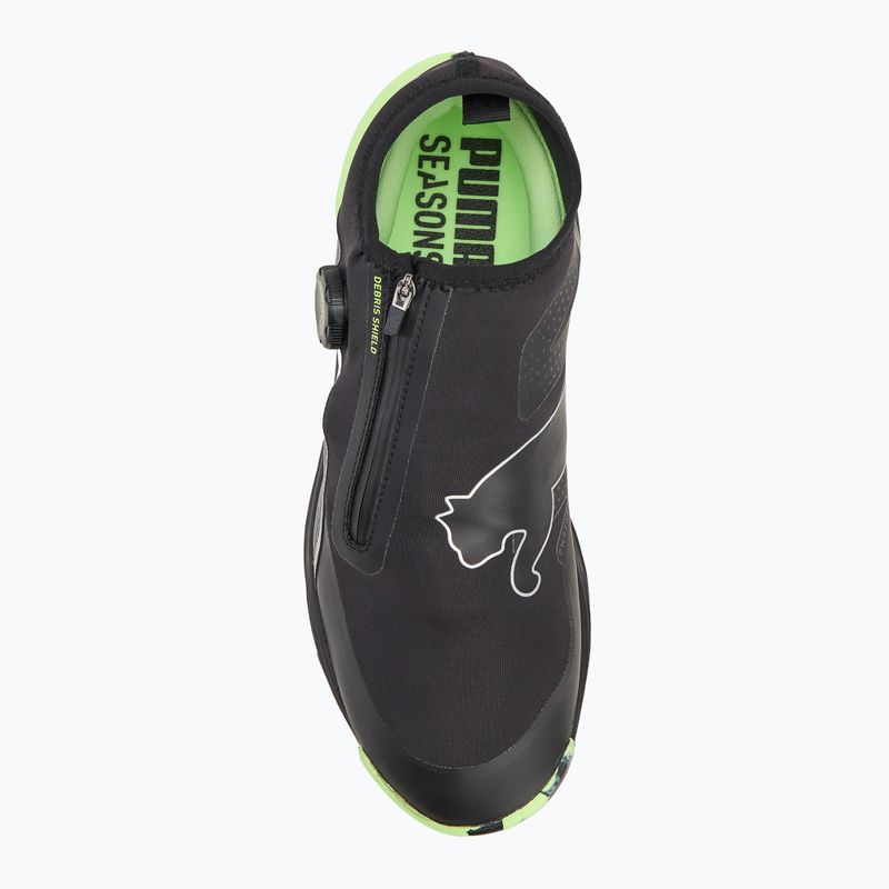 Men's running shoes PUMA Voyage Nitro 3 disc black/silver/fizzy apple 5