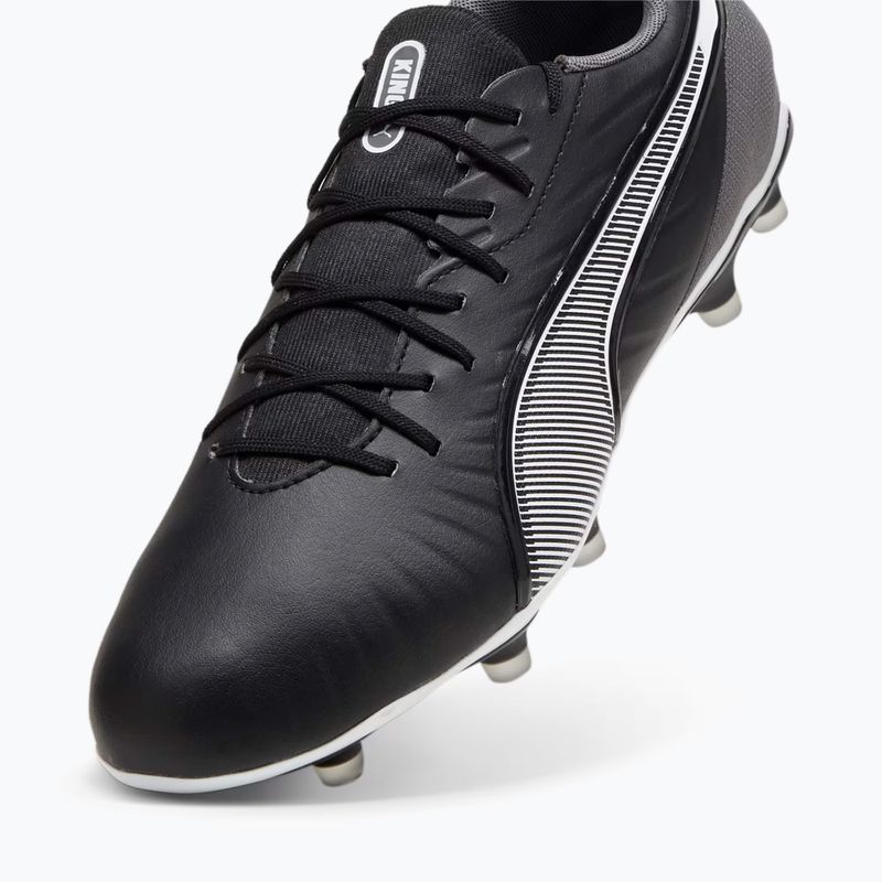 PUMA King Match FG/AG football boots puma black/puma white/cool dark grey 12