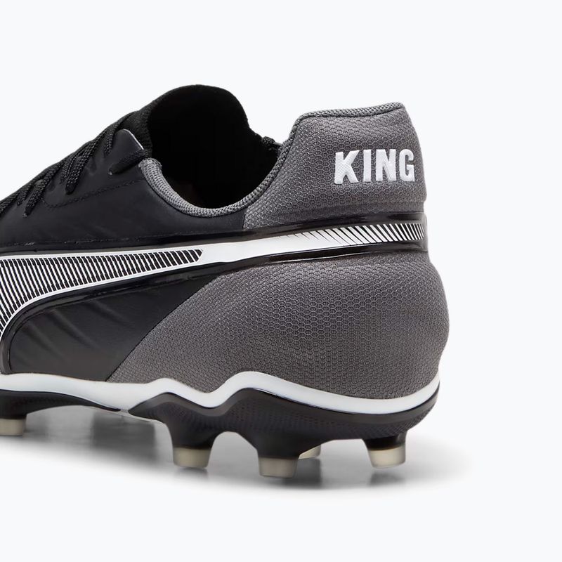 PUMA King Match FG/AG football boots puma black/puma white/cool dark grey 13