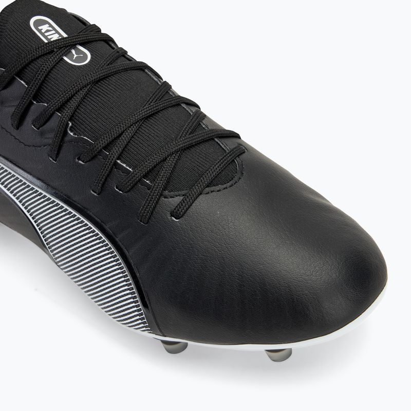 PUMA King Match FG/AG football boots puma black/puma white/cool dark grey 7