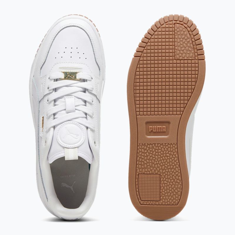 Women's shoes PUMA Carina Street Lux puma white/puma white/puma gold 10