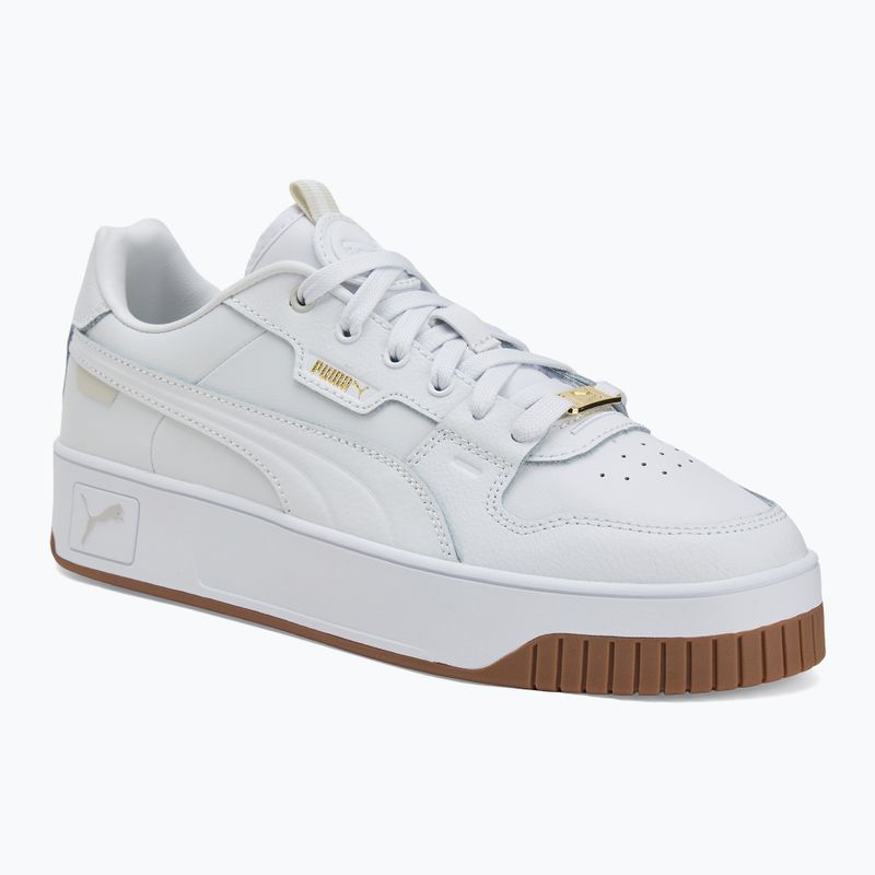Women's shoes PUMA Carina Street Lux puma white/puma white/puma gold