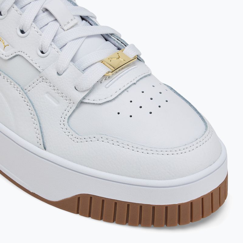 Women's shoes PUMA Carina Street Lux puma white/puma white/puma gold 7
