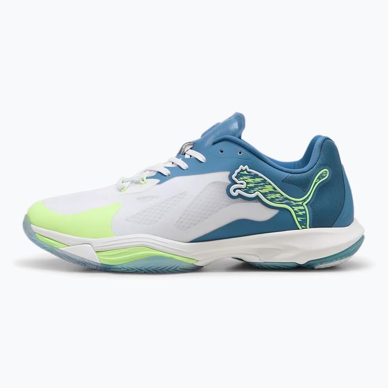 Shoes PUMA Vantage Nitro puma white/ blue horizon/ fizzy apple 9