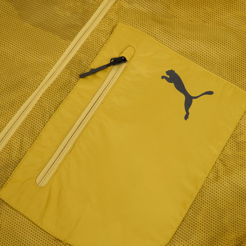 Men's running jacket Puma Seasons Windcell Running Jacket gold 3