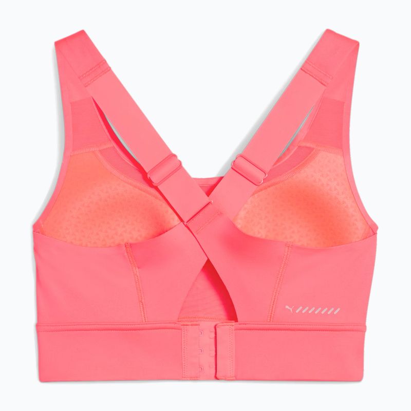 PUMA PWRbreathe Run sunset glow training bra 2